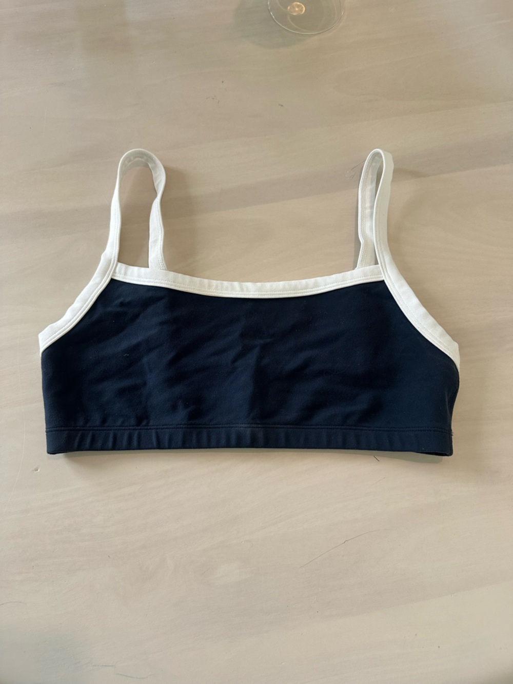 NWOT Aritzia Life Tumbler Bra Top - Navy and White - Picture 2 of 4